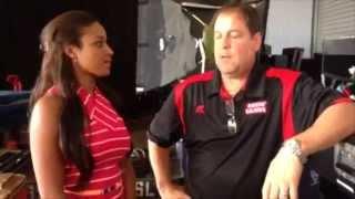 Eden gets some advice from Tony Chimel - Video Blog: August 13, 2014