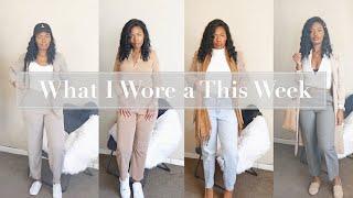 WHAT I WORE THIS WEEK | Thrifted Outfit Inspiration | How I Layer