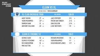 Elgin CC Friendly XI v XL Overseas Tour