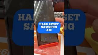 Hard reset Samsung A12. #samsung #hardreset #formatear #celulares #celular #foryou