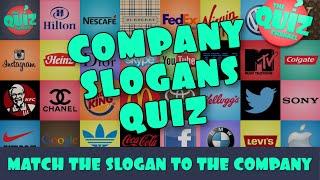 Can You Guess the Popular Company Slogans?