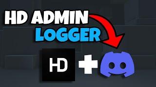 How To Log HD ADMIN Commands With DISCORD | Roblox Studio