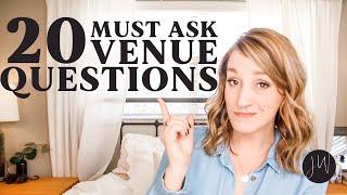  DO NOT Go to a Venue WITHOUT THIS | 20 MUST ASK Venue Questions