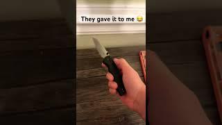 They gave it to me #edc #knives #staysharp #knifeknerd