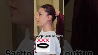 Tokasız at kuyruğu hilesi  #hairstyle #hairhack #explore #shorts