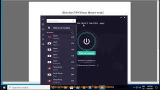 How does VPN Proxy Master work?