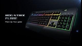 ROG Strix Flare - Mechanical Gaming Keyboard with a Customizable Badge | ROG