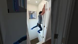 Dad builds 2nd floor trampoline jump!