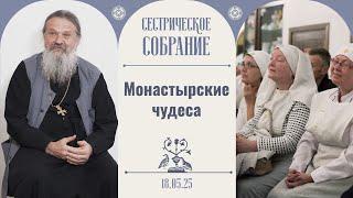 Дивен Бог наш! Чудеса в монастыре! Сестрическое собрание с о. Андреем Лемешонком 18.05.2025
