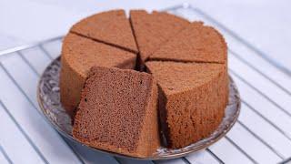 6 inch Chocolate Chiffon Cake  ｜Chocolate Cotton Cake  ｜Chocolate Sponge Cake