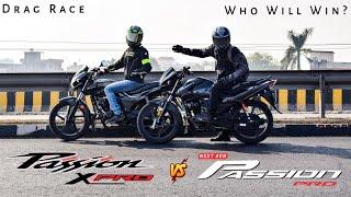 Hero Passion Pro BS6 Vs Hero Passion XPro | Drag Race | Siblings Fight | Old Vs New 