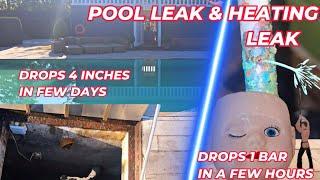 Hidden Pool LEAK! + A HIDDEN Heating leak!