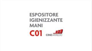 ESPOSITORE IGIENIZZANTE MANI C01 - CINEARREDO