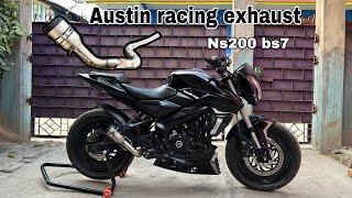 Austin racing exhaust on NS200 BS7 fully modified .