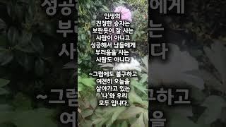 인생의 진정한 승자는?