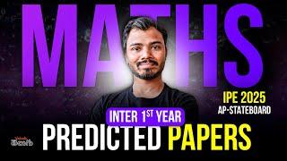 Maths 1A & 1B Important Questions | AP Inter 2025 Predictor Paper | IPE 2025