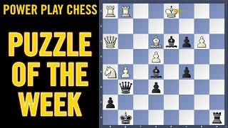 Chess puzzle of the week - Black to play | Vladimir Fedoseev vs Salem Saleh, Sharjah Masters 2024