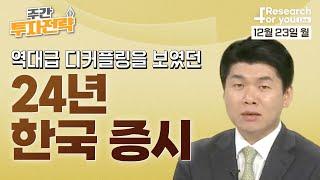 [주간 투자 전략] 역대급 디커플링을 보였던 24년 한국 증시