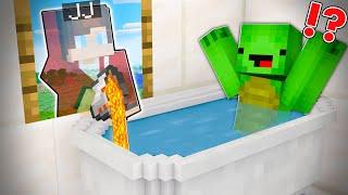 How JJ Pranked Mikey by Becoming INVISIBLE in Minecraft - Maizen JJ and Mikey