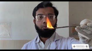 How do we perform flame test? How can you identify aliphatic and aromatic compound? #ProfZiyaulHaque