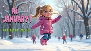 Hi January! ️ Winter Movement Song for Kids | Dance & Play Along