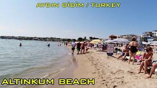 Didim Altınkum Beach ( Plajı ) Walking Tour - Corona Term Turkey Holiday 2020