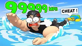 Becoming The FASTEST Player in Roblox Swimming Simulator