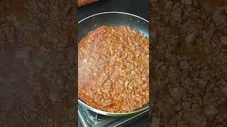 Red wine Bolognese spaghetti #kenta #asmr #cook #shorts