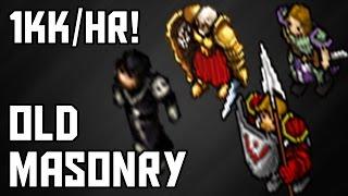 [Tibia MS/ED Hunt 100+] Old Masonry/Death Portal (900-1kk/hr @ 76 ML!)