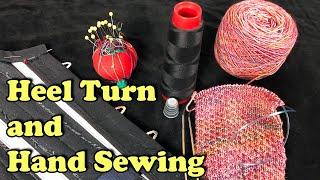 Hand Sewing Corset Binding & Turning a Sock Heel