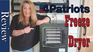 NEW 4Patriots Freeze Drying System ~ Freeze Dryer Review