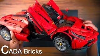 Cada Bricks Ferrari | Speed Build | Designed by Thijs De Boer C61505w