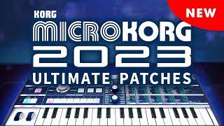 KORG MICROKORG | NEW for 2023 | The 300 All-New Synth Sounds / Presets / Patches!