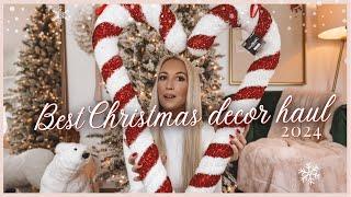 I Found the BEST Christmas Decor 2024 at HomeGoods, Hobby Lobby and At Home!  Christmas decor Haul