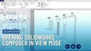 Launching SOLIDWORKS Composer in View-Only Mode