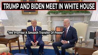 BREAKING - Joe Biden And Donald Trump Finally Meet In The White House For Transition Meeting