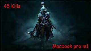 Phantom Assassin Dota 2 Gameplay with 45 Kills - MacBook Pro m1