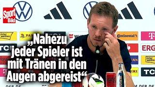 EM 2024: Bundestrainer Julian Nagelsmann kämpft noch immer mit den Tränen