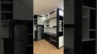 modular kitchen cabinet colour combination 