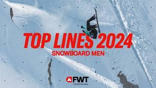 Best Snowboard Men Lines of the 2024 Season