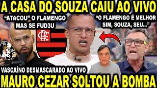 SOUZA SE FUD3U DEPOIS DE ATACAR O FLAMENGO! NETO FOI PRA CIMA DELE! MAURO CEZAR SOLTOU A BOMBA! E+