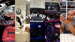 Keepin' up w/ Kheumani : new car + glam room/closet makeover + new house + girls night LIVE bts