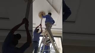 RENOVATION/ DISMANTLING AND REPLACEMENT OF CHANDELIER LIGHT/ #viralvideo #electrical #maintenance