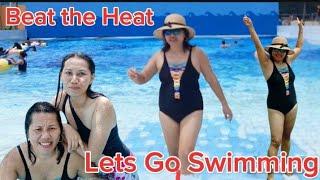 Beat the Heat let's go swimming  #momshieanalynvlogs