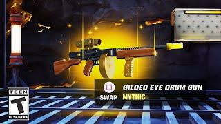 MIDAS’S *NEW* GILDED EYE DRUM GUN Mythic in Fortnite!