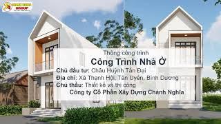 Mẫu Nhà Phố Hiện Đại 2 Tầng 100m2 Tại Tân Uyên Bình Dương