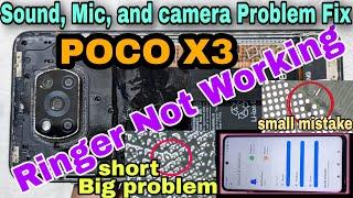 POCO X3 Ringer not working fix | poco X3 camera hanging auto restart problem solution