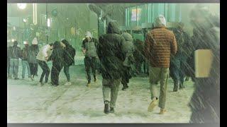 Ontario SNOW STORM | Downtown TORONTO Winter Streets – Monday EVENING Commute Feb. 27, 2023 CANADA