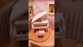 ️DIY Miniature Grand Piano #diy #miniature #craft #cute #minis #piano #mini #cutediy #stepbystep