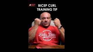 Bicep Curl Training Tip #shorts